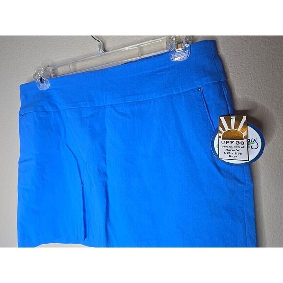 Coral Bay NWT Blue Skort Tennis Golf Pickleball Women's Size Large STRETCH NEW - Picture 3 of 7